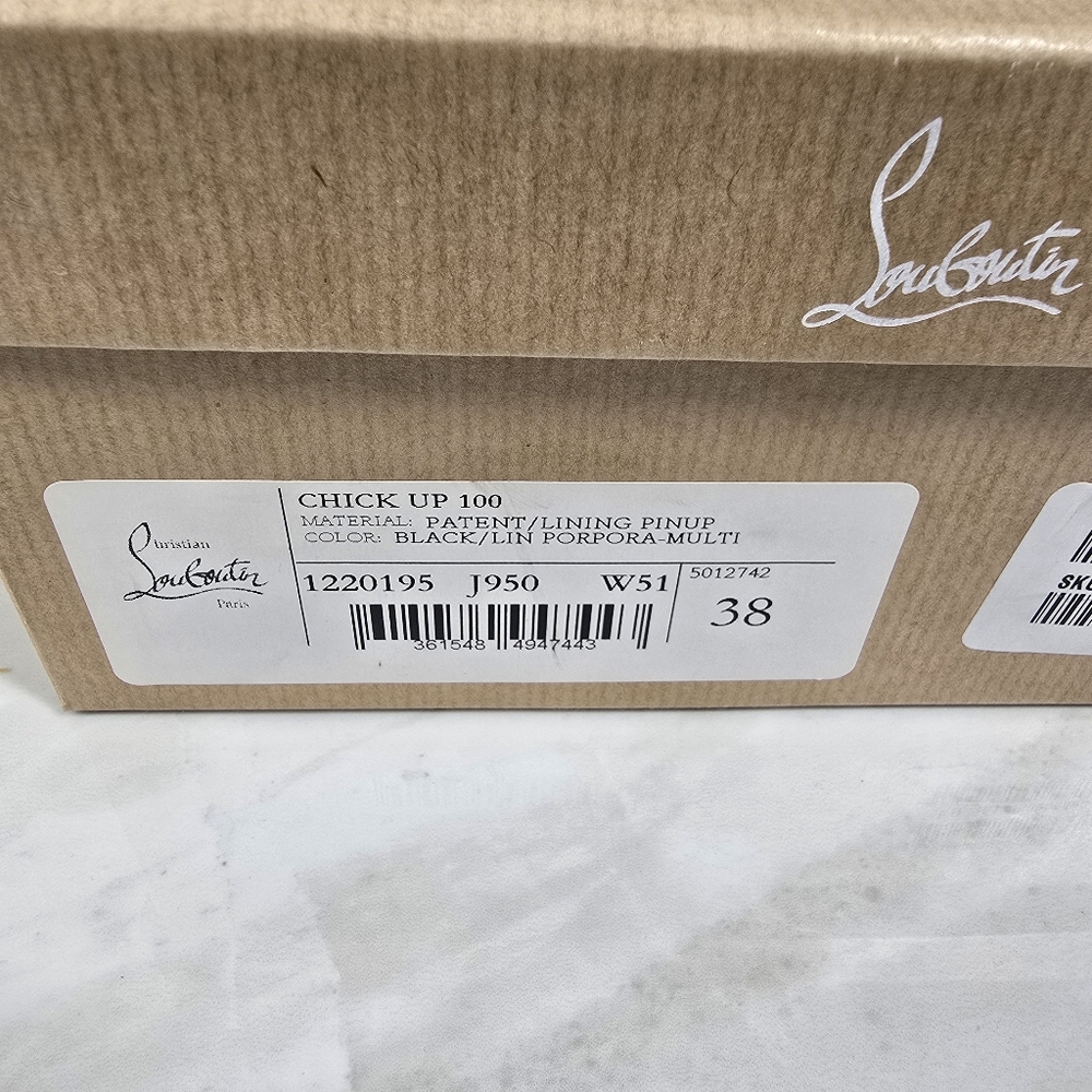🔥Limited Edition🔥Christian Louboutin Black Peep-Toe Heels - Picture 13 of 13